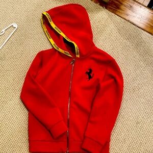 Ferrari red boys sweatshirt size 9/10